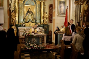 arcybiskup marek jędraszewski u sióstr prezentek